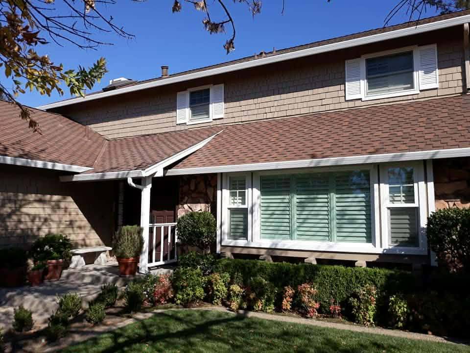 Exterior - Multi-texture house exterior (upper shingles and lower siding)